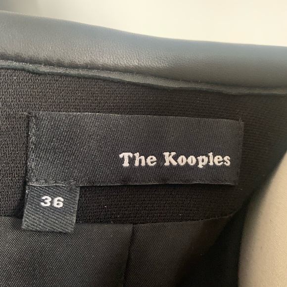 The Kooples black zip up jacket size 4 - Picture 7 of 9